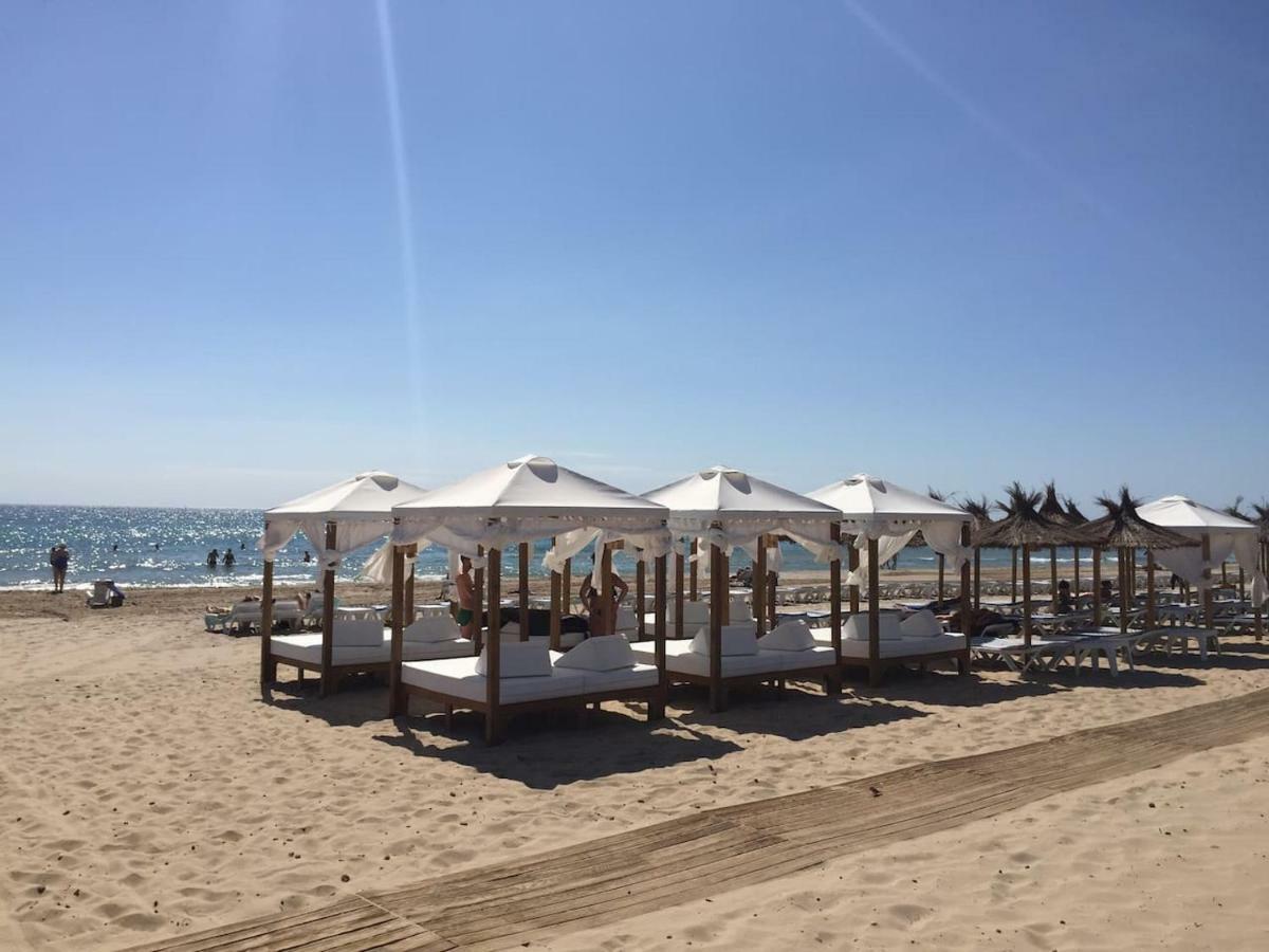 Bungalow Con Terraza, Piscina Y Vistas Al Mar Gran Alacant Eksteriør billede